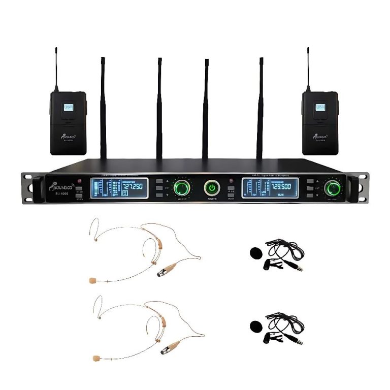 میکروفن بی سیم دو کانال ساندکو مدل SU-6200C - صوتیران
