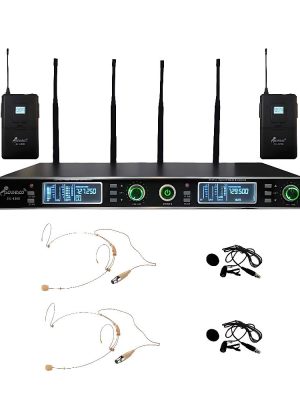 میکروفن بی سیم دو کانال ساندکو مدل SU-6200C