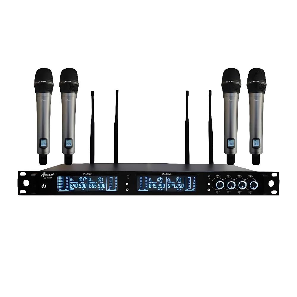 میکروفن بی سیم چهار کانال ساندکو مدل SU-4400H میکروفن بی سیم چهار کانال ساندکو مدل SU-4400H